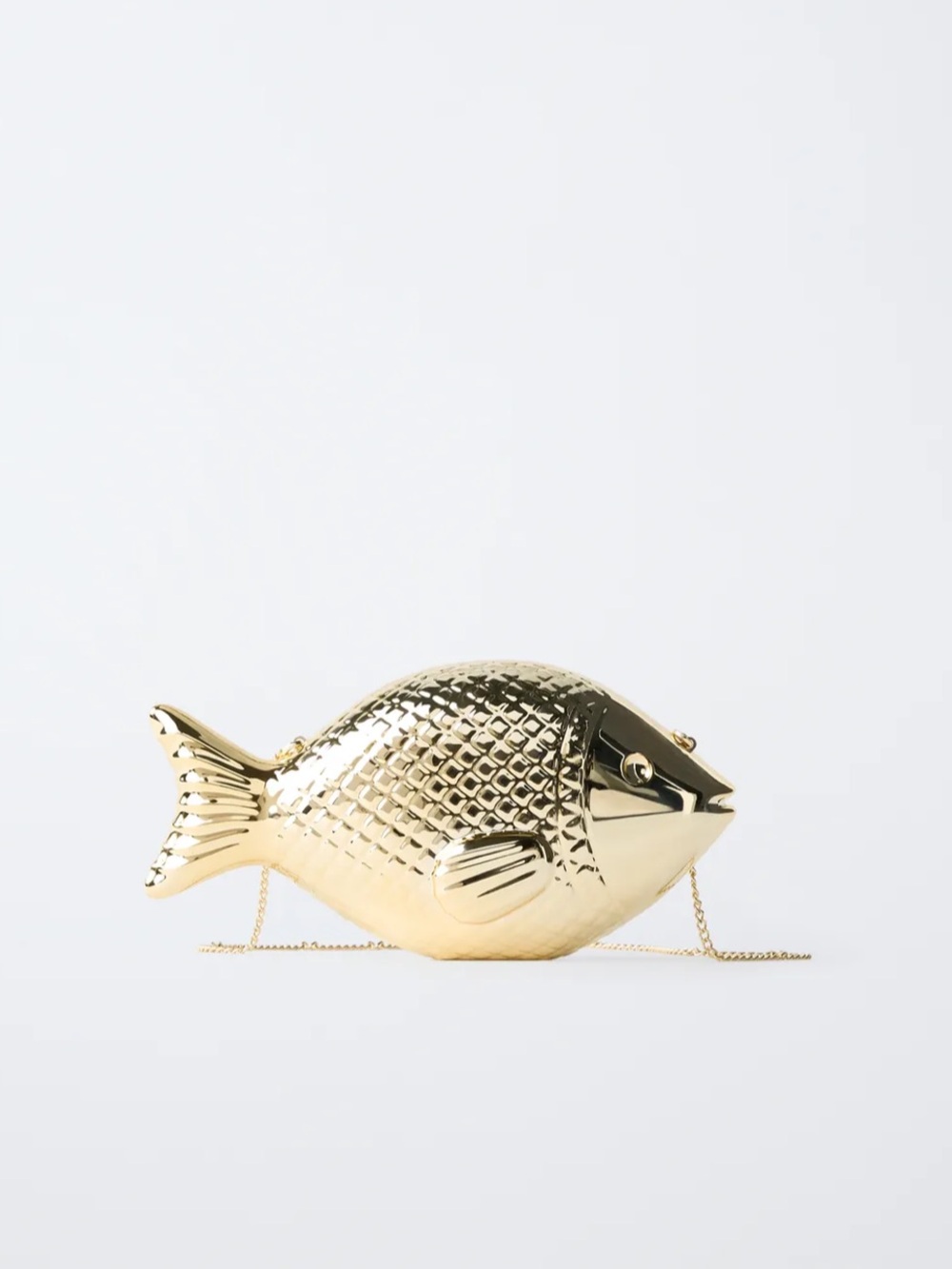 Gold Fish-Shaped bag - Picture 2 of 7